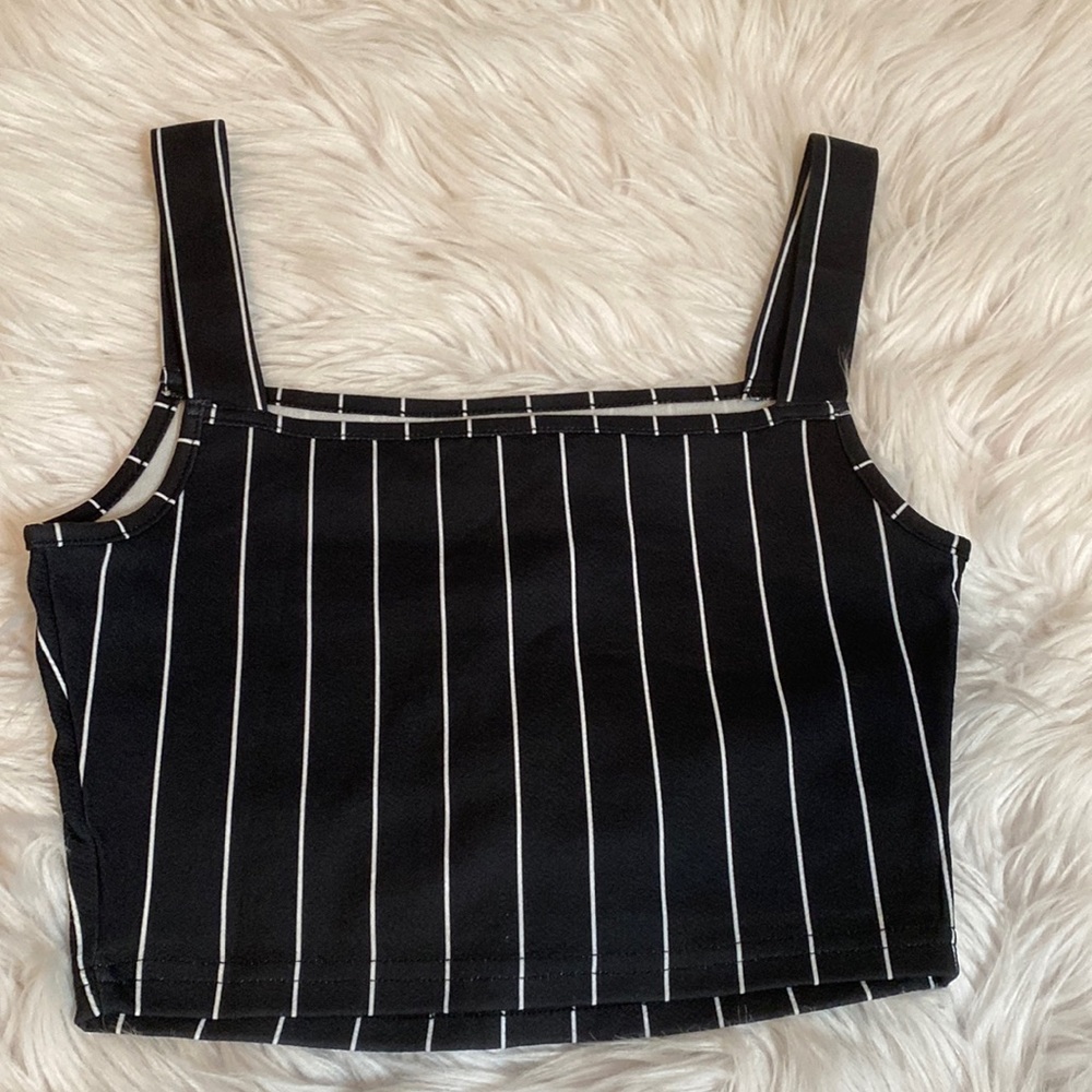 Striped crop top